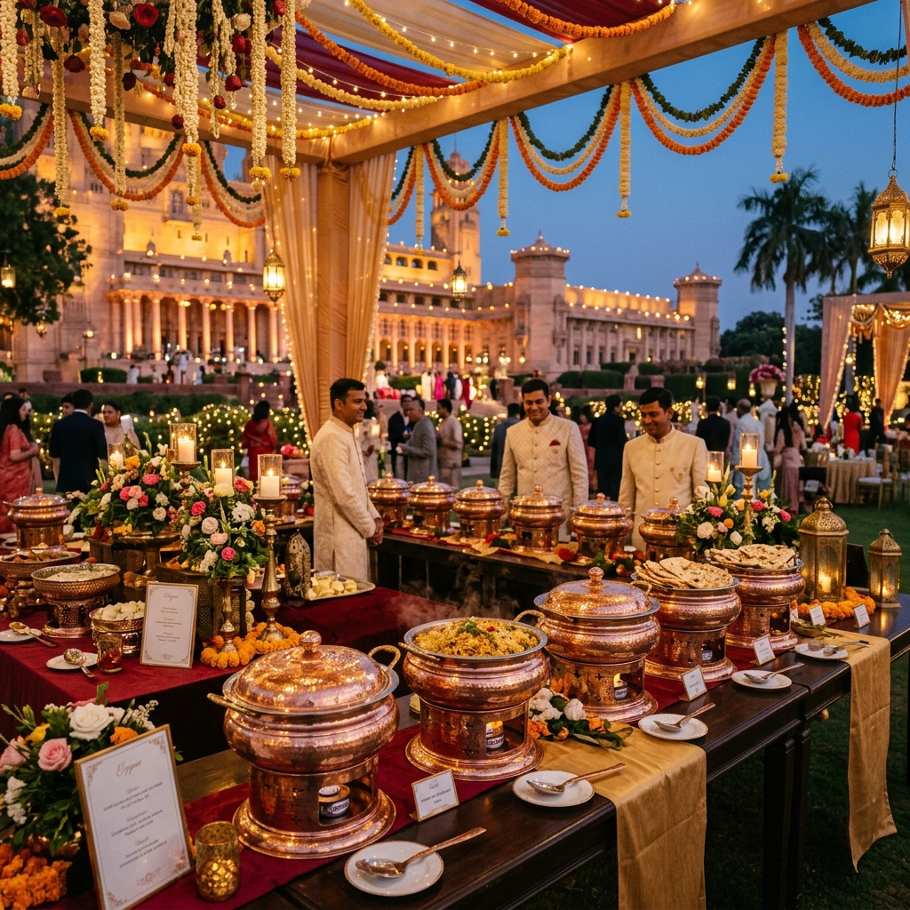Very Good Ghee Roast team preparing a catering service
